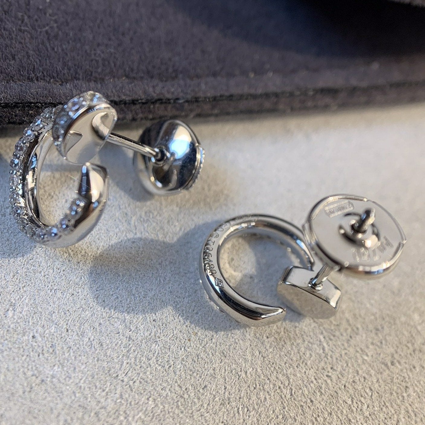 [Glitter Jewelry]JUSTE EARRINGS SILVER DIAMONDS