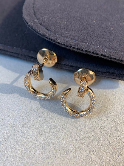 [Glitter Jewelry]JUSTE EARRINGS GOLD DIAMONDS