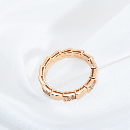[Glitter Jewelry]SERPENTI RING PINK GOLD  3MM