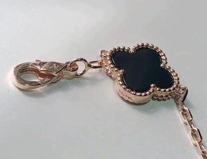 [Glitter]CLOVER 5 MOTIFS MULTICOLOR BRACELET