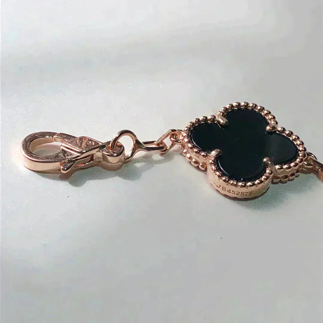 [Glitter]CLOVER 5 MOTIFS MULTICOLOR BRACELET