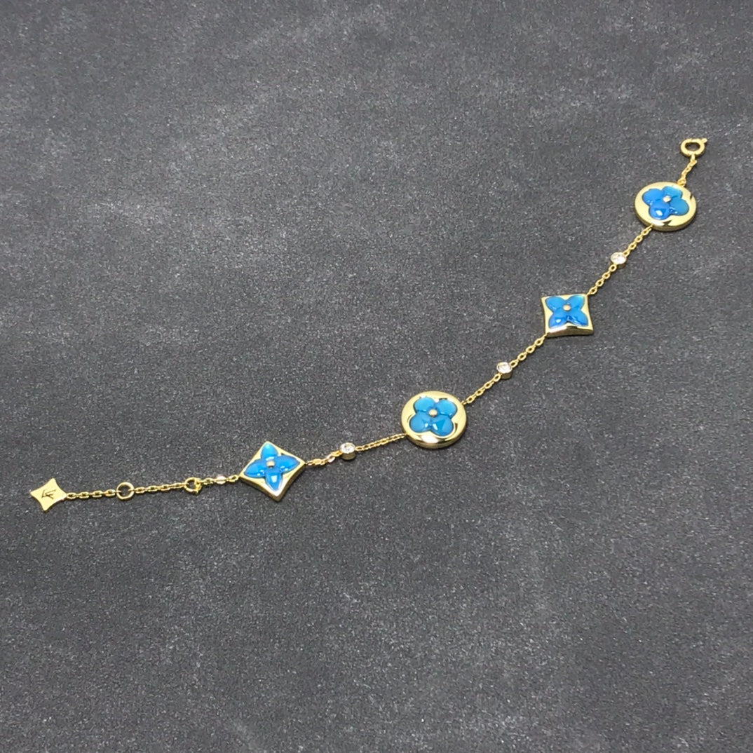 [Glitter Jewelry]STAR AND SUN TURQUOISE 4 MOTIFS 3 DIAMONDS