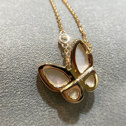 [Glitter Jewelry]BUTTERFLY MOP DIAMOND NECKLACE