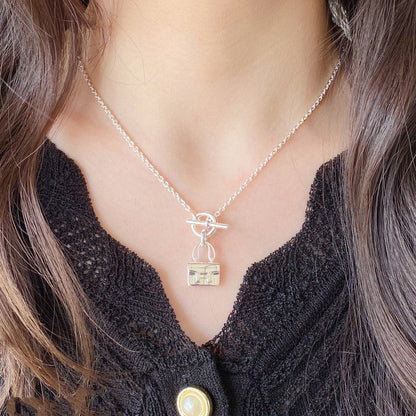 [Glitter Jewelry]CONSTANCE PEDANT SILVER NECKLACE