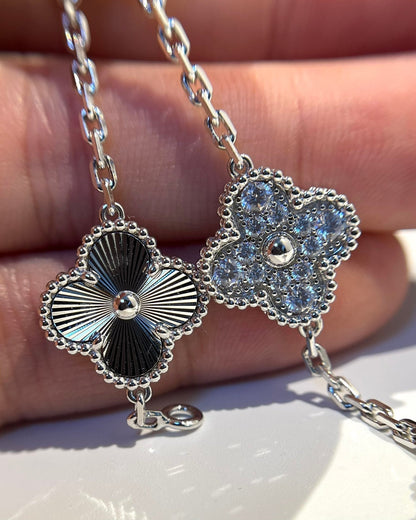 [Glitter] CLOVER 5 MOTIF LASER BRACELET COLLECTION