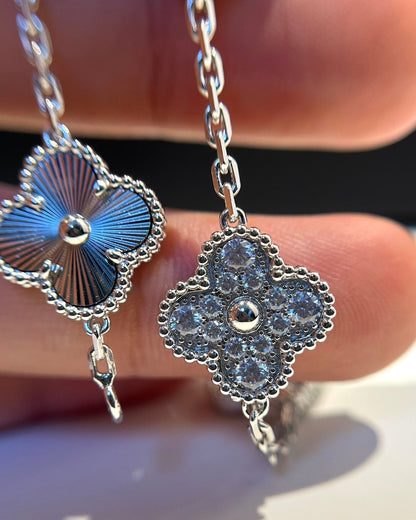 [Glitter] CLOVER 5 MOTIF LASER BRACELET COLLECTION