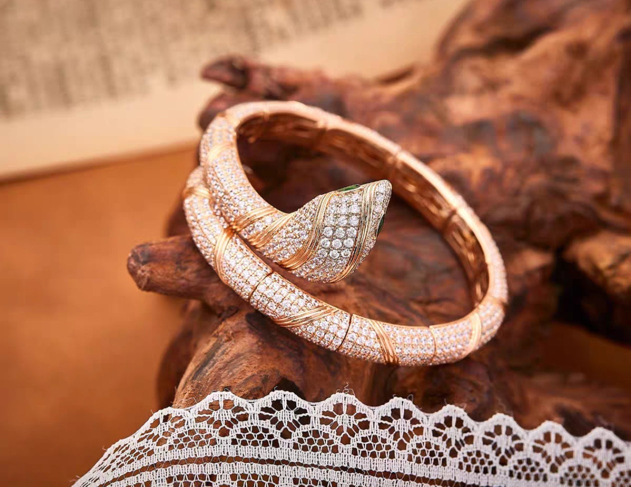 [GlitterR11  ]HAUTE COUTURE GOLD SERPENTI BRACELET