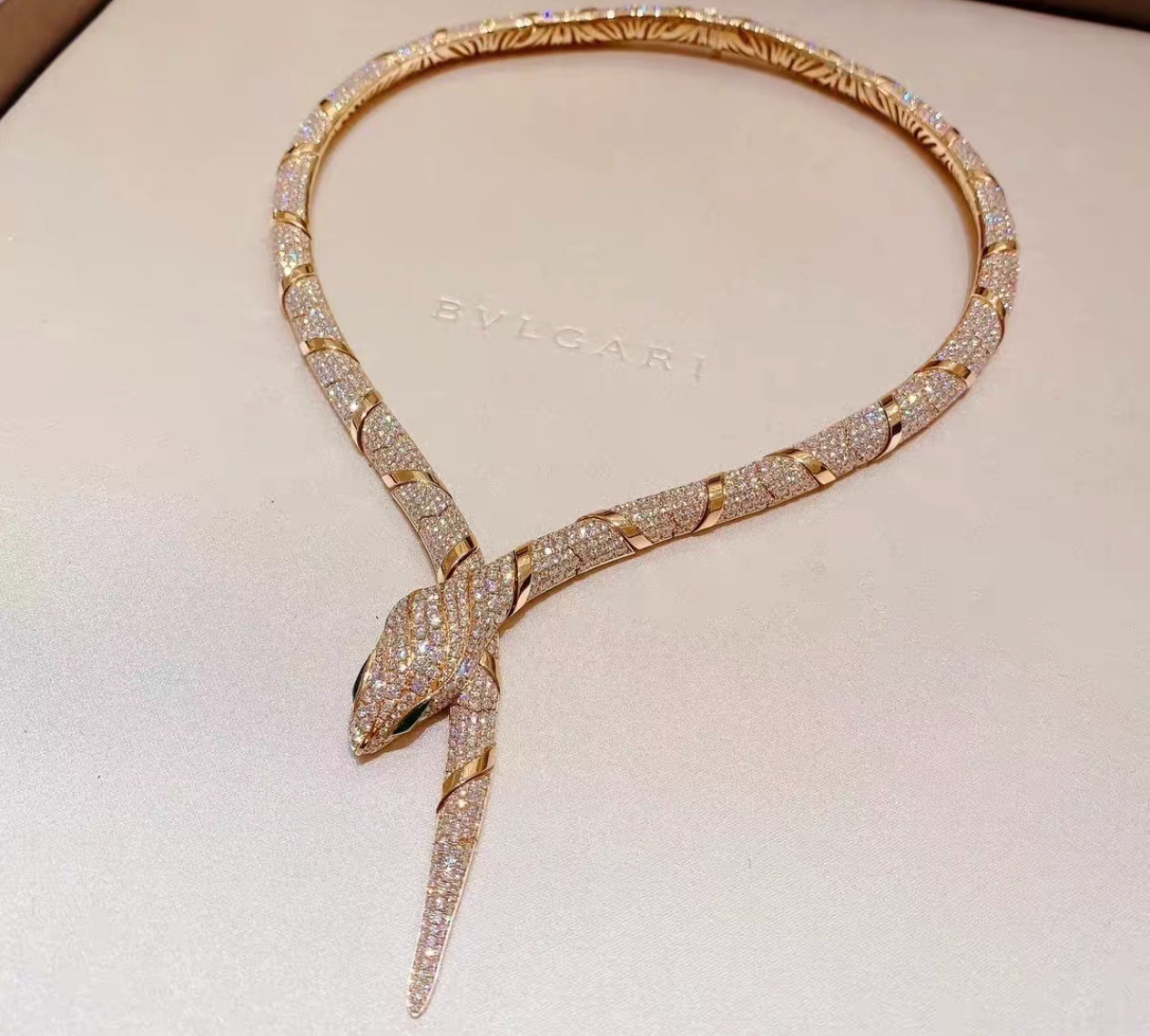 [GlitterR11  ]HAUTE COUTURE GOLD SERPENTI NECKLACE