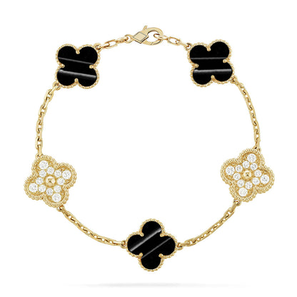 [Glitter] CLOVER 5 MOTIF PULSAR STONE BRACELET COLLECTION