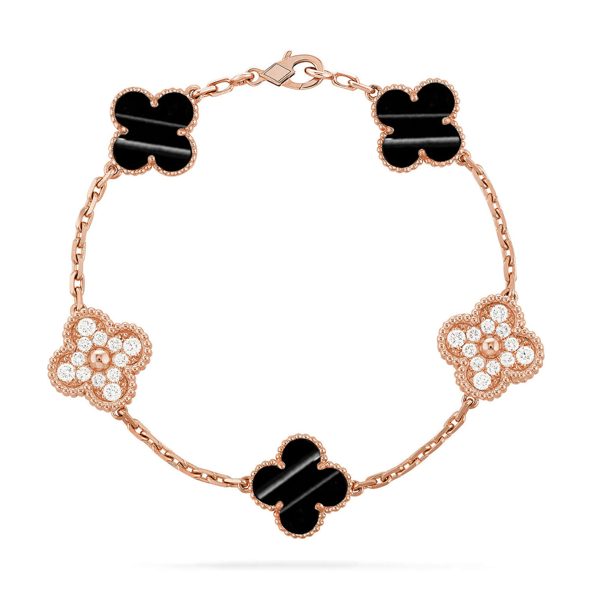 [Glitter] CLOVER 5 MOTIF PULSAR STONE BRACELET COLLECTION