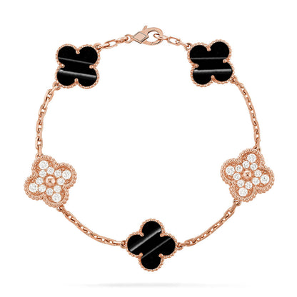 [Glitter] CLOVER 5 MOTIF PULSAR STONE BRACELET COLLECTION