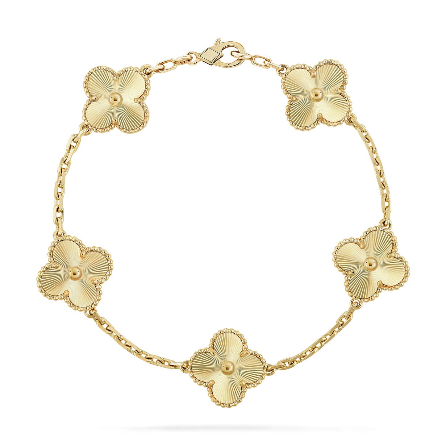 [Glitter Jewelry]CLOVER 5 FLOWERS LASER BRACELET