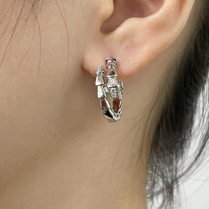[Glitter]SERPENTI EARRINGS HALF DIAMOND