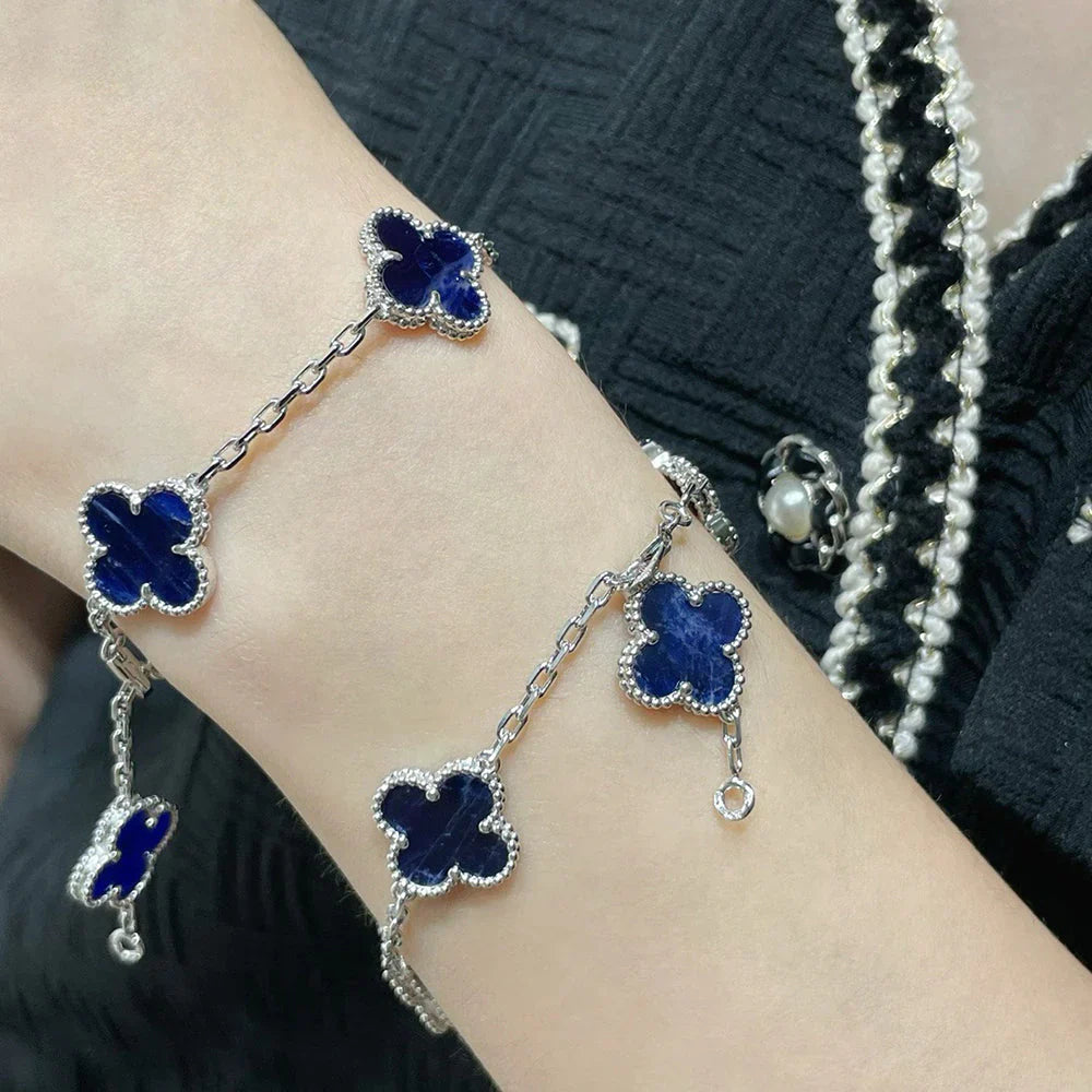 [Glitter]CLOVER 5 MOTIF PIETERSITE BRACELET COLLECTION