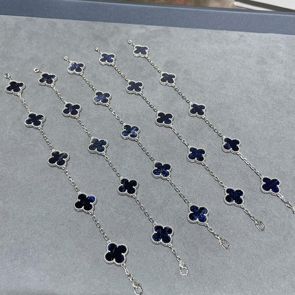 [Glitter]CLOVER 5 MOTIF PIETERSITE BRACELET COLLECTION