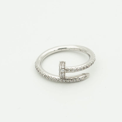 [Glitter Jewelry]JUSTE RING 1.8MM SILVER DIAMONDS