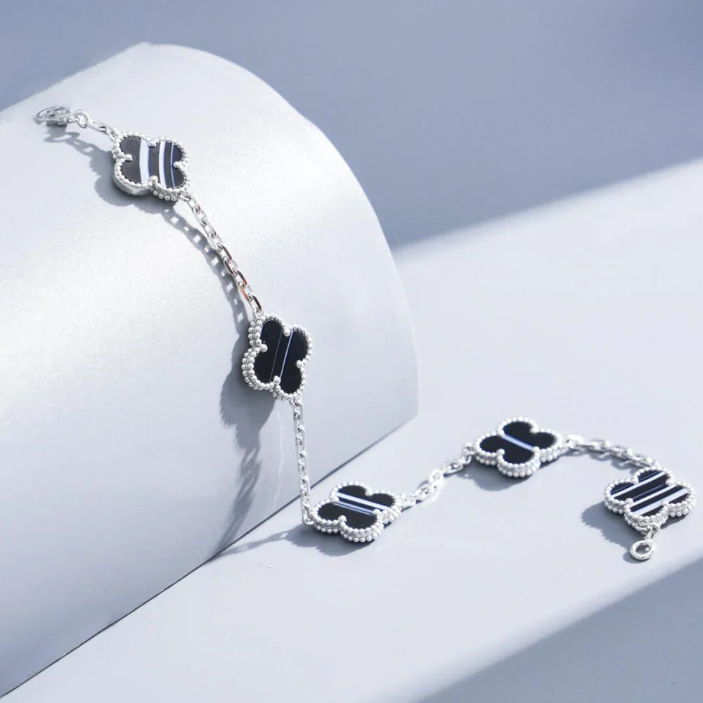 [Glitter] CLOVER 5 MOTIF PULSAR STONE BRACELET COLLECTION