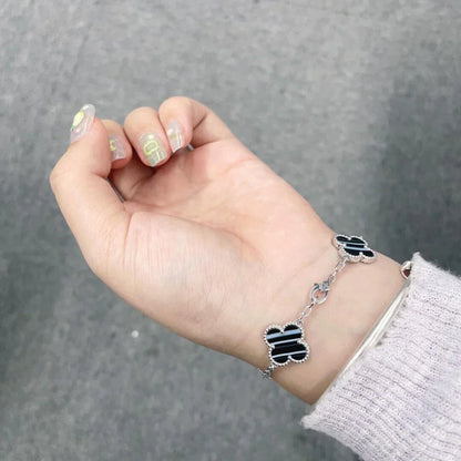 [Glitter] CLOVER 5 MOTIF PULSAR STONE BRACELET COLLECTION