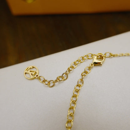 [Glitter Jewelry]BLOOMING SUPPLE NECKLACE BRASS