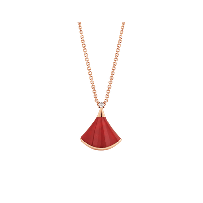 [Glitter Jewelry]DREAM NECKLACE CARNELIAN 1 DIAMOND