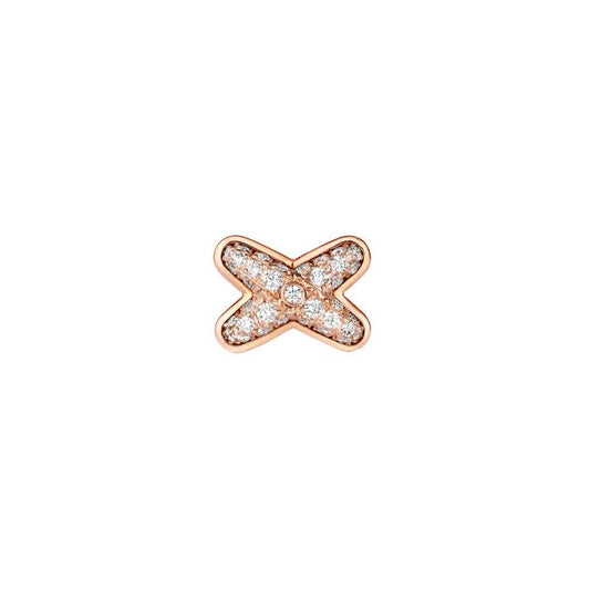 [Glitter Jewelry]JEUX DE PINK GOLD DIAMOND EARRINGS