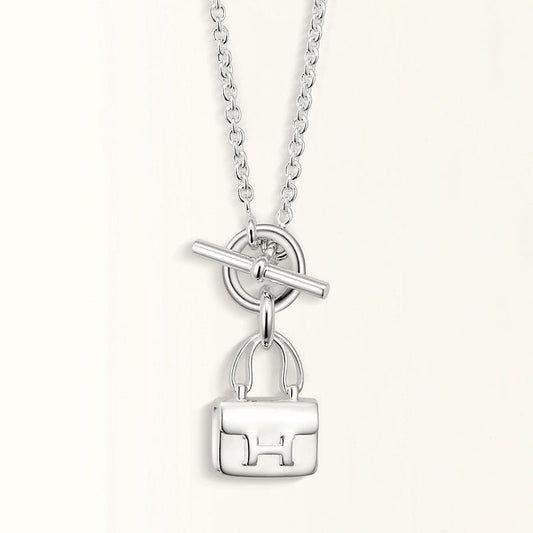 [グリッタージュエリー]POP Hペンダント シルバーネックレス