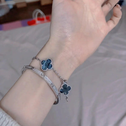 [Glitter]CLOVER 5 MOTIF PIETERSITE BRACELET COLLECTION