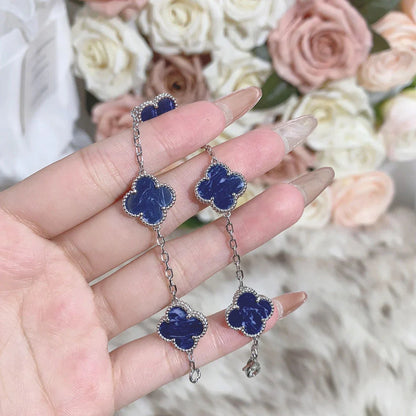 [Glitter]CLOVER 5 MOTIF PIETERSITE BRACELET COLLECTION