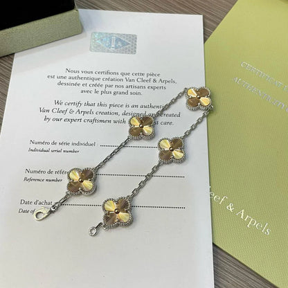 [Glitter] CLOVER 5 MOTIF LASER BRACELET COLLECTION